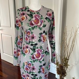 Zara floral tube dress